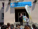 HASAN BAYRAKTAR OKUDU�U TARIK US �LK��RET�M OKULUNDA KONFERANS VER�YOT